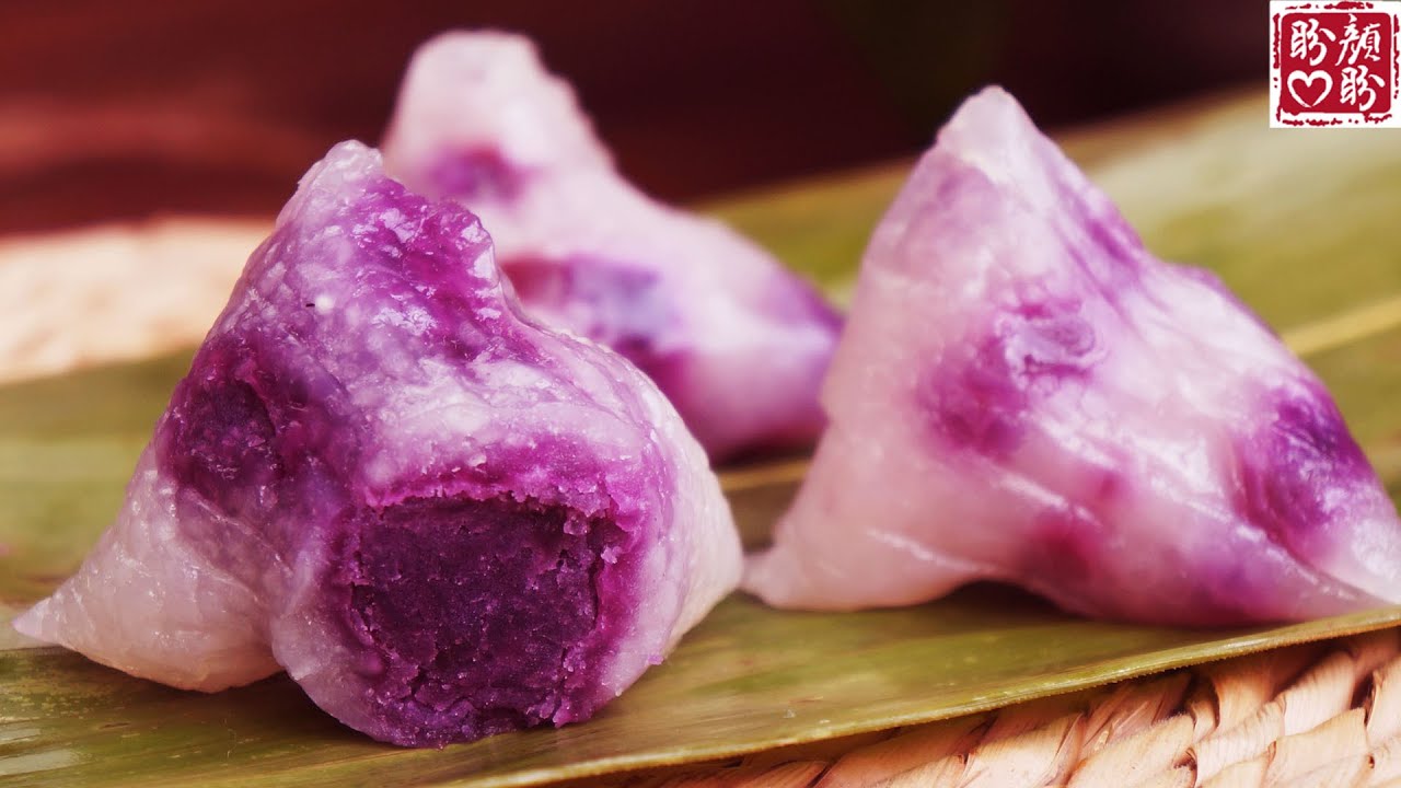 Purple Potato Crystal Brown。晶莹剔透的紫薯西米水晶棕，做法简单，QQ弹弹，超级好吃！