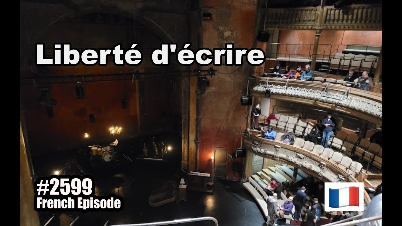 La liberté d’écrire (French Writing Practice)