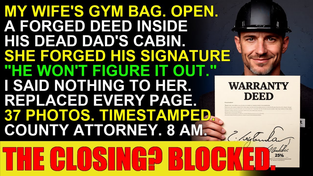 My Wife Forged a Deed to Steal My Best Friend's Cabin—I Had 72 Hours to Stop Her | Family Revenge
