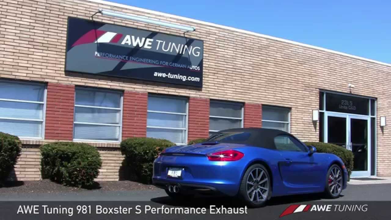 AWE Tuning - Porsche 981 Boxster S Performance Exhaust