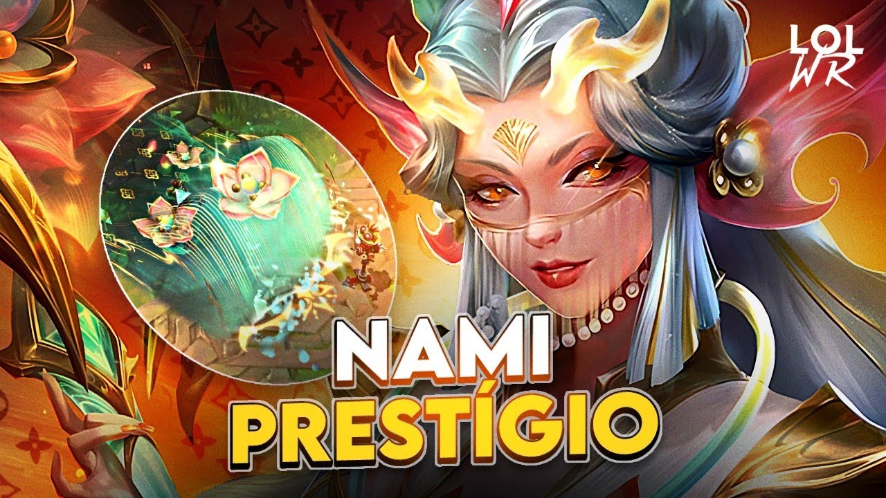 A NOVA SKIN DA NAMI CAJADO ESPLENDOROSO VERS&Atilde;O PREST&Iacute;GIO VALE A PENA??? | LoL Wild Rift