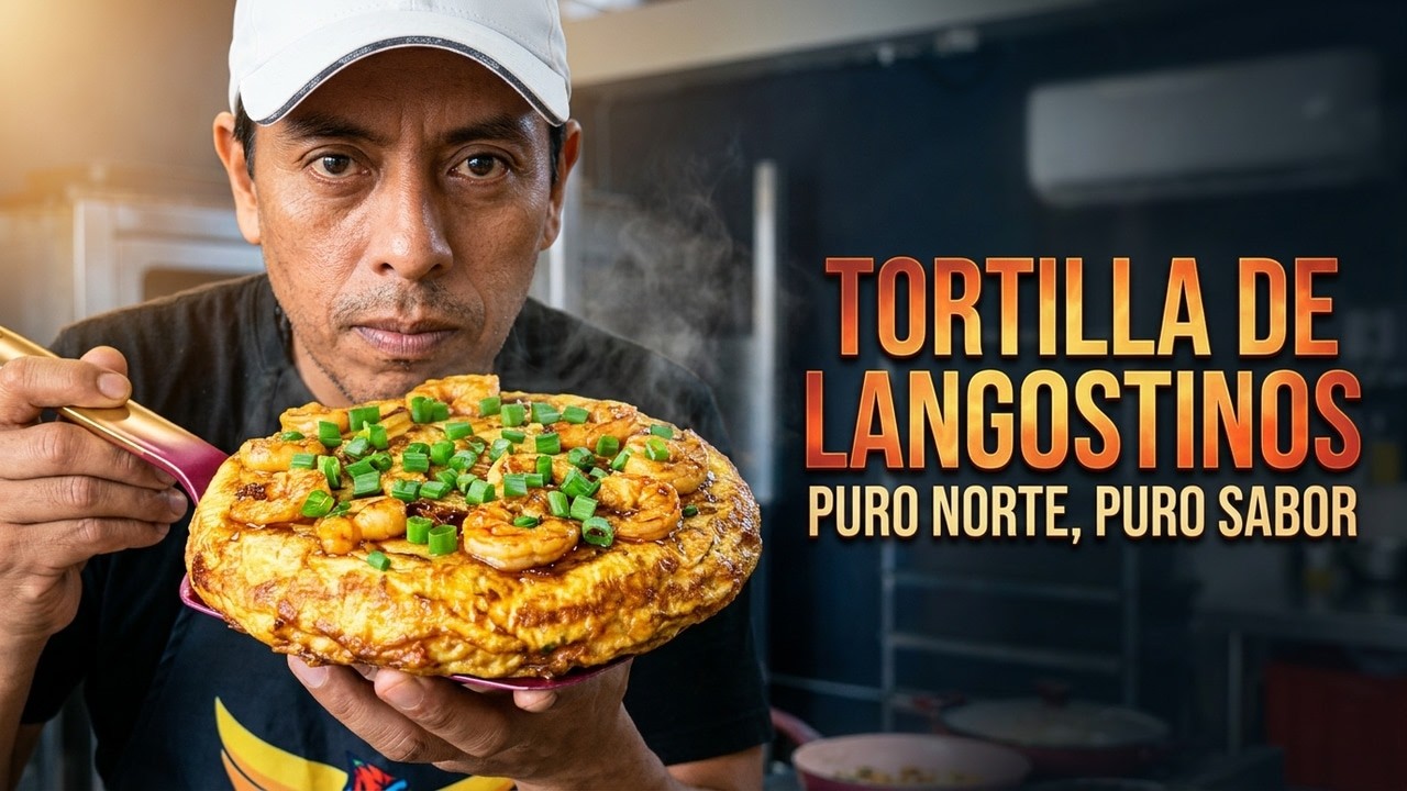Tortilla de langostinos increíble! Esto está enloqueciendo a todos