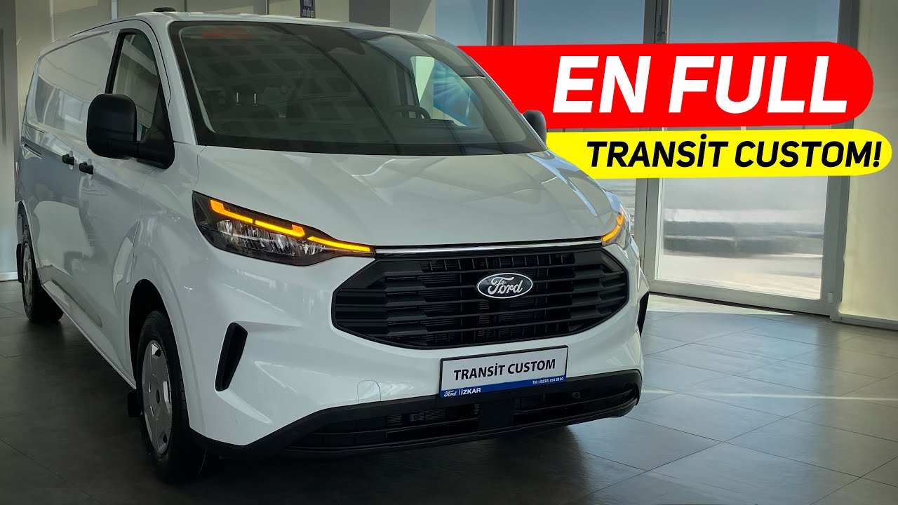 YENİ FORD TRANSİT CUSTOM | DELUXE PAKET | DETAYLI İNCELEME | KOLDAN VİTESLİ!