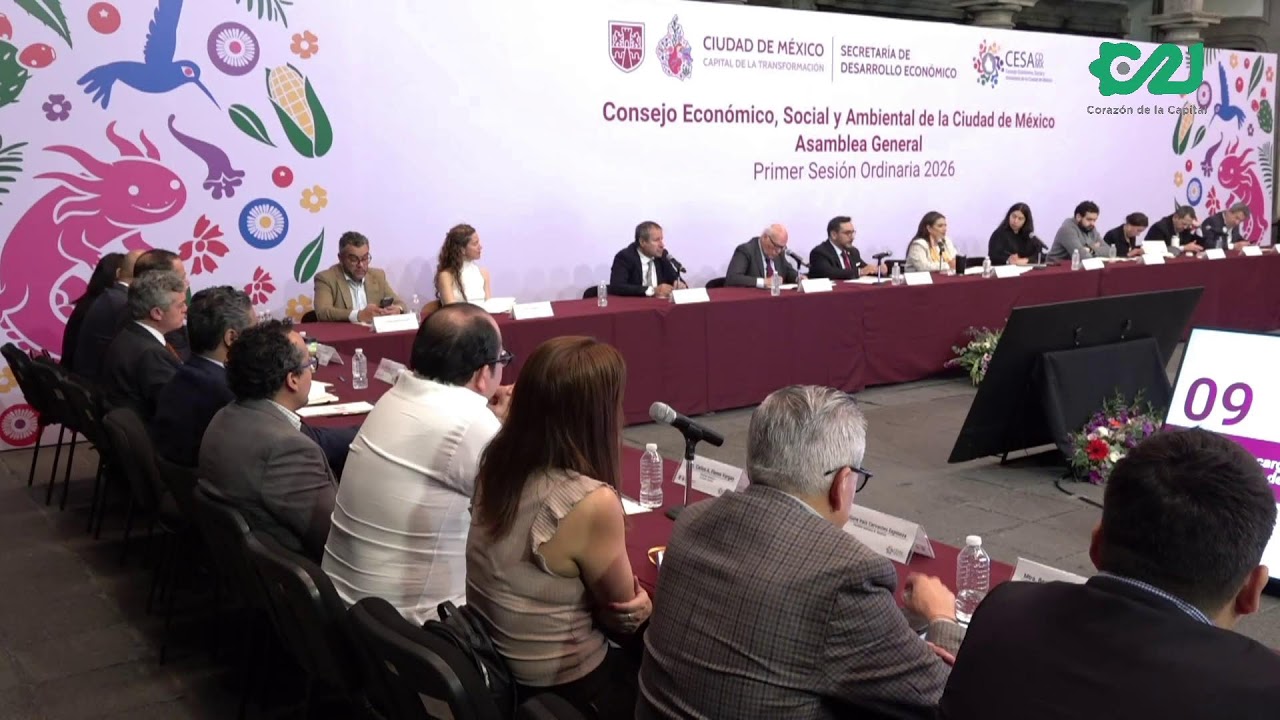 1ª Sesión del Consejo Económico Social y Ambiental de la Ciudad de México | Capital 21