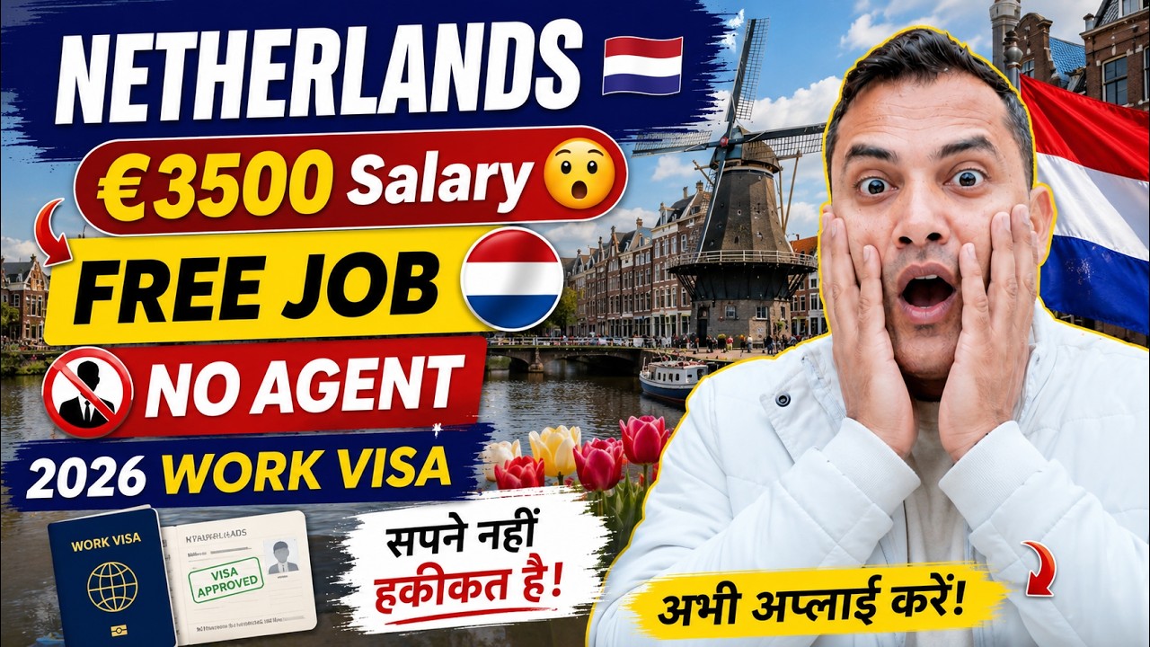 FREE Jobs in the Netherlands 2026 | High-Paying Jobs
