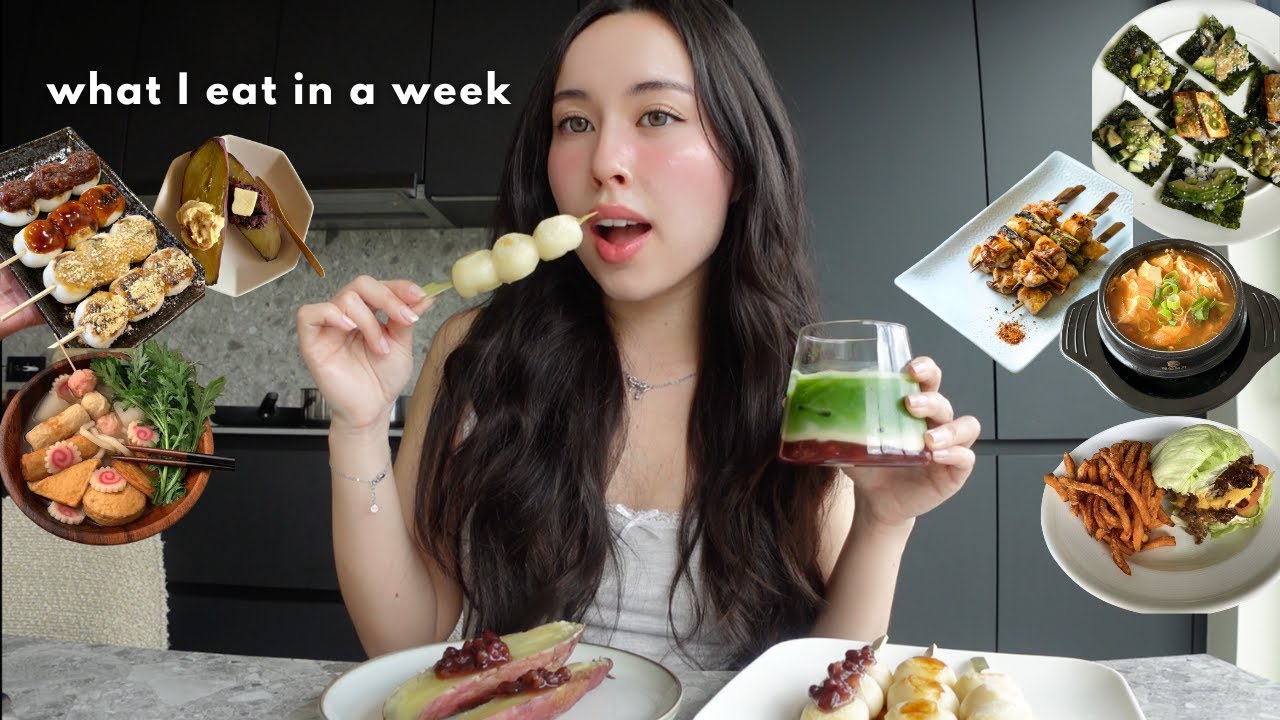 what i eat in a week (Asian recipes)