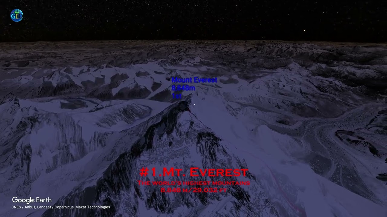 #1, Mount Everest, Day/Night (2b) #world'sheightestmountains