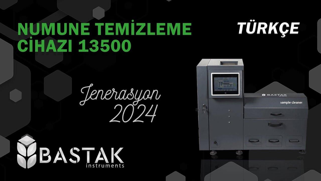 Bastak Instruments Numune Temizleme Cihazı 13500 Metod Talimat Yöntemi