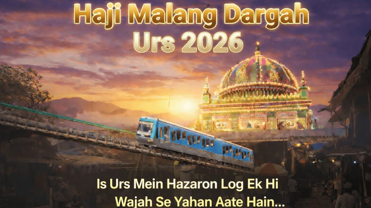 Haji Malang Urs 2026 | Funicular Train Se Ziyarat | Hindu Muslim Ekta Ki Misaal