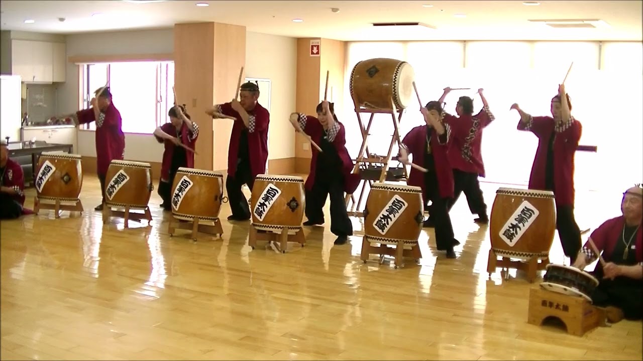 2026/1/14 かえでの杜 新年会【山彦】長沼百年太鼓保存会