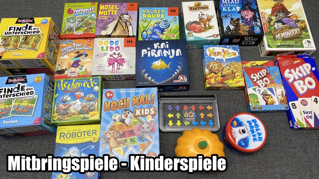Mitbringspiele bzw. kleine Geschenke für Kinder - für Nikolaus, Weihnachten, Geburtstag, usw.