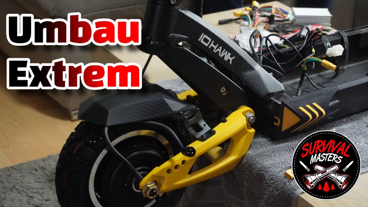 Escooter Umbau🔥Io Hawk Legacy 1.0 auf 2.0 umbauen