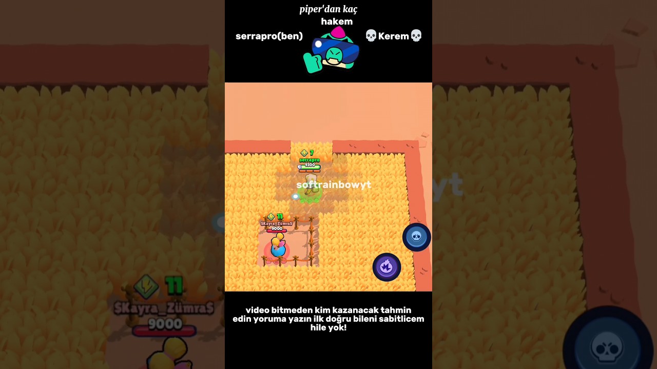 piper'dan ka&ccedil; #brawlstars