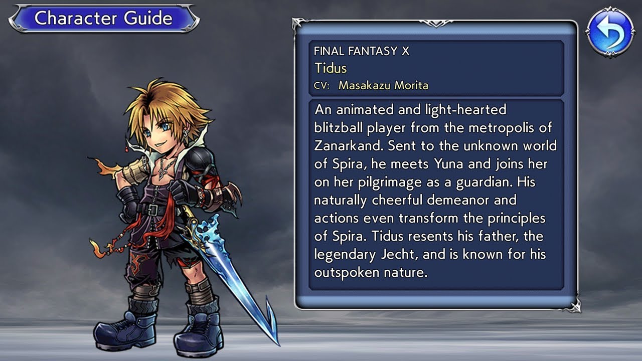 DFFOO: From Zanarkand [Co-op] - 8 turns (Tidus event)