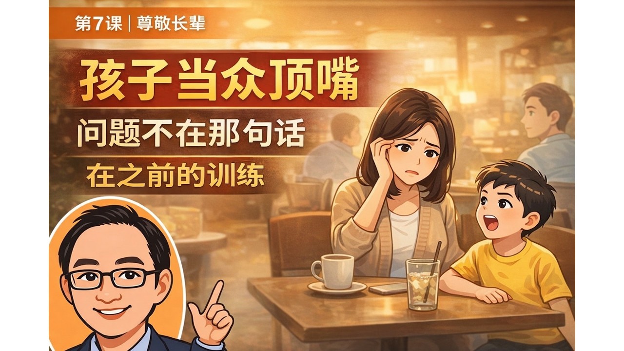 孩子总顶嘴？那是你漏教了这一步！从“顶嘴”到“秩序”的品格训练。#亲子教养 #孩子顶嘴 #品格教育 #Peter老师 #如何教养孩子品德 #育儿干货 #家庭教育