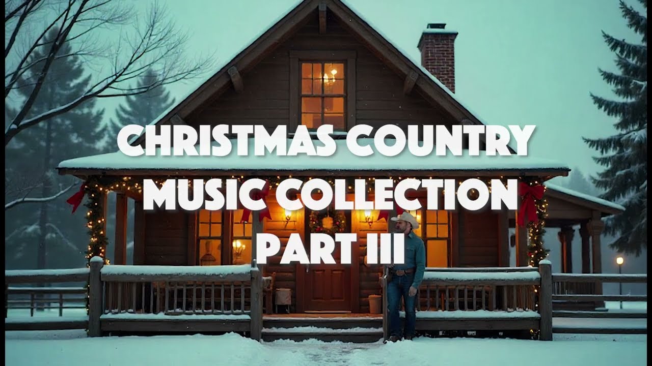 CHRISTMAS COUNTRY SONGS PART III 🔥 Comfortable Holiday Music & Relaxing Cabin Atmosphere