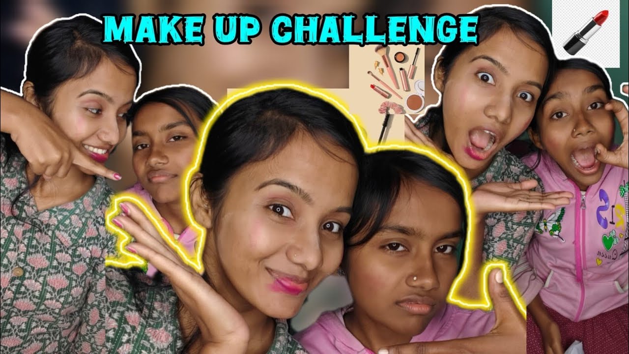 Makeup Challenge💄In 1 Minute বোন আমায় ভূত বানিয়ে দিলো🥵😥 #makeup #challenge #viralvideo #1million 