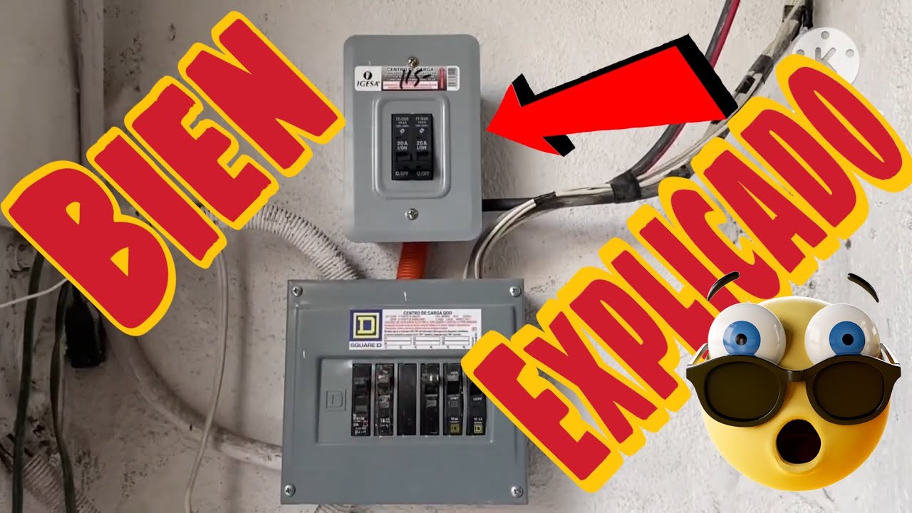 Como Sacar Centro De Carga pequeño Para Minisplit De 220 Volts  De Otro  Centro De Carga👌😎