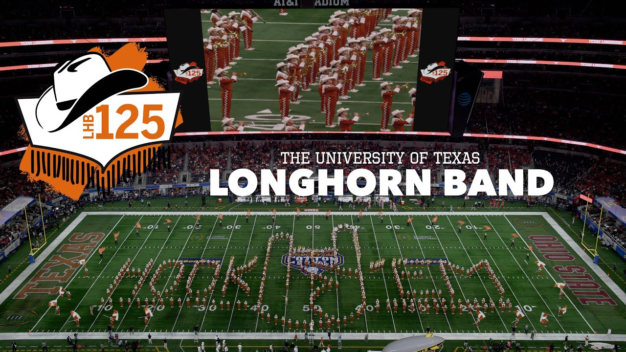 Halftime - Ohio State vs. Texas - CFP Semifinal - 1/10/2025 - The University of Texas Longhorn Band