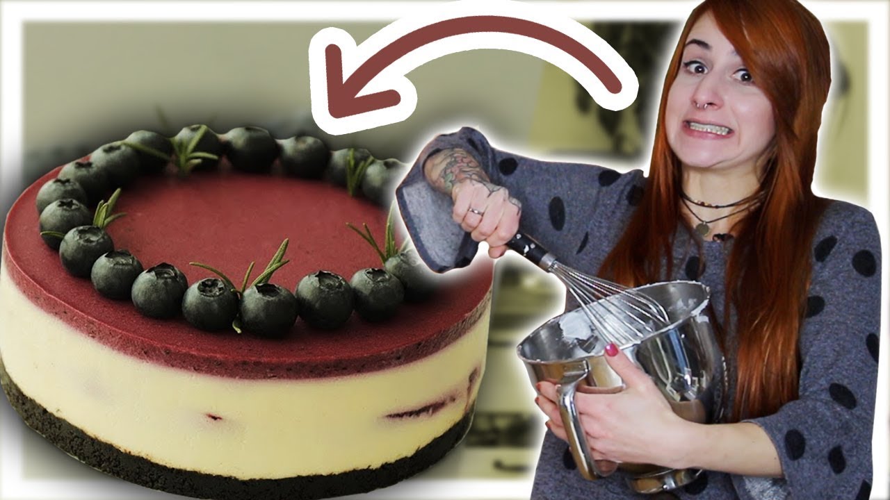 Blaubeer Käsekuchen OHNE BACKEN 🍰 | LETS TRY