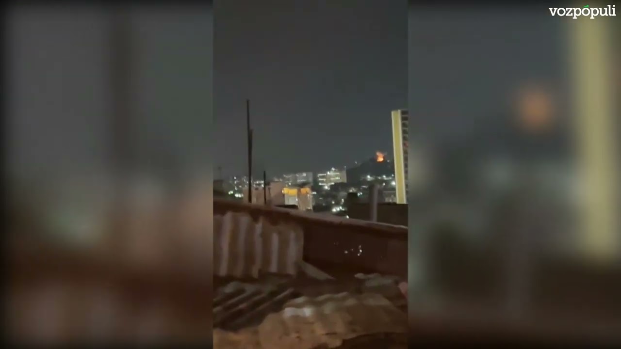 Rastreo de redes: Varias detonaciones sacuden Caracas en medio tensiones con EEUU