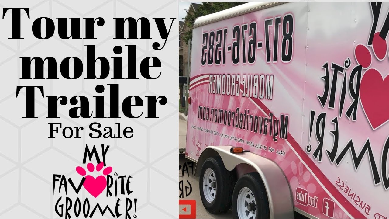 Tour of my grooming trailer