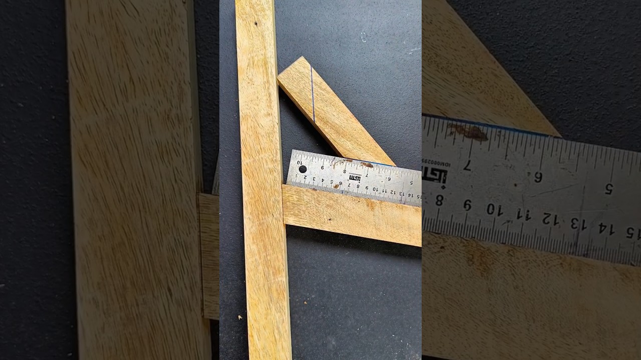 How to measure the position of wooden corner#diy #woodworking #working #tips #ideas #carpentry #art