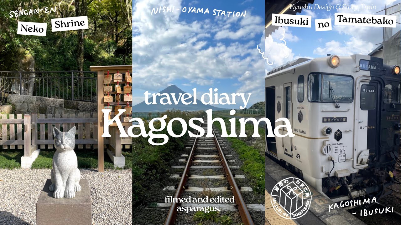 travel diary | Kagoshima 🚂 Ibusuki no Tamatebako train, Nishi-Oyama station, Sakurajima, Sengan-en