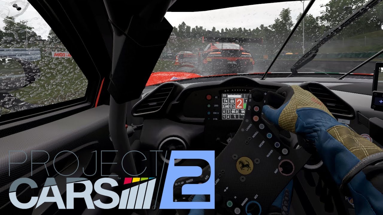 Project CARS 2:  Driver Eye - 488 GT3 @ Brno - The Red Pill - VR Gameplay