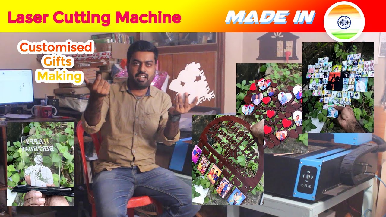 Customized Gifts | CO2 Laser Cutting Machine | Plotbot Plus | MuthuKumar from Devi Gifts, Sirkali.