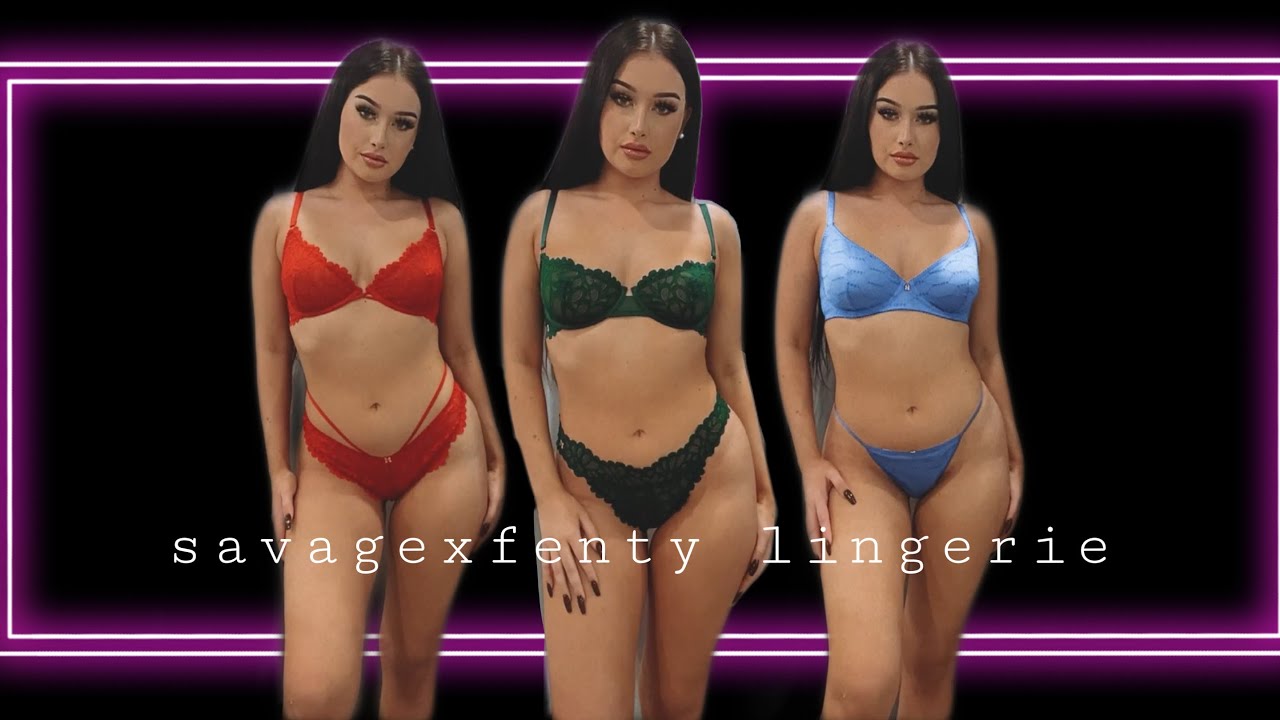 SAVAGE X FENTY LINGERIE TRY ON HAUL