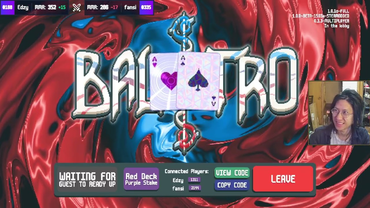 Keep your HP up, bros. MLBa vs. bean soon. (Balatro)
