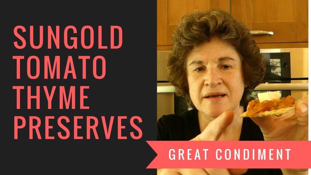 Sungold Tomato Thyme Preserves