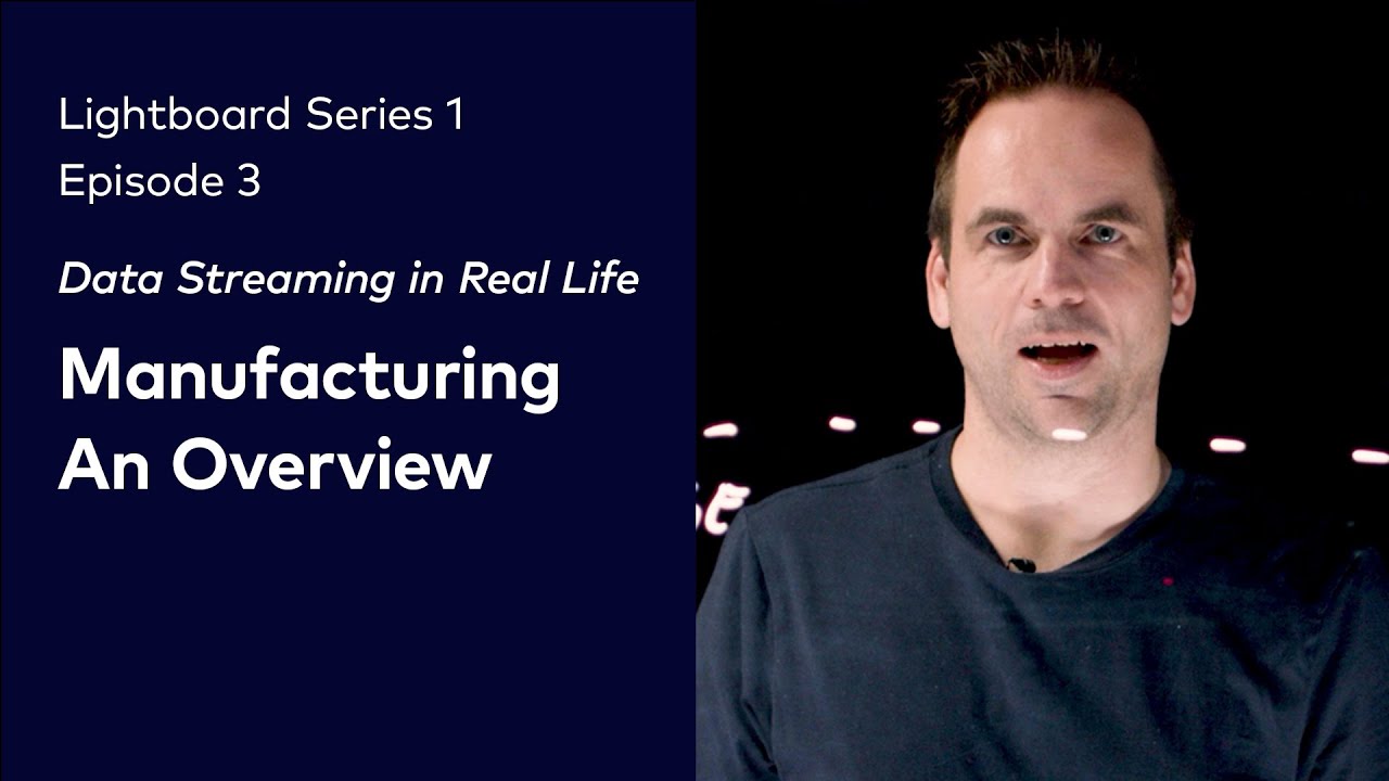 Data Streaming in Real Life: Manufacturing - An Overview