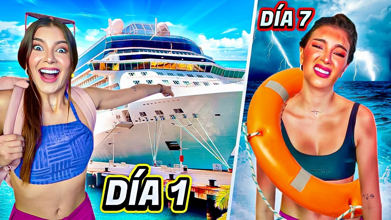 😱 SOBREVIVÍ 7 DÍAS en un BARCO!! 🚢 y NO CREERÁS lo que PASÓ 🌊 - Lulu99