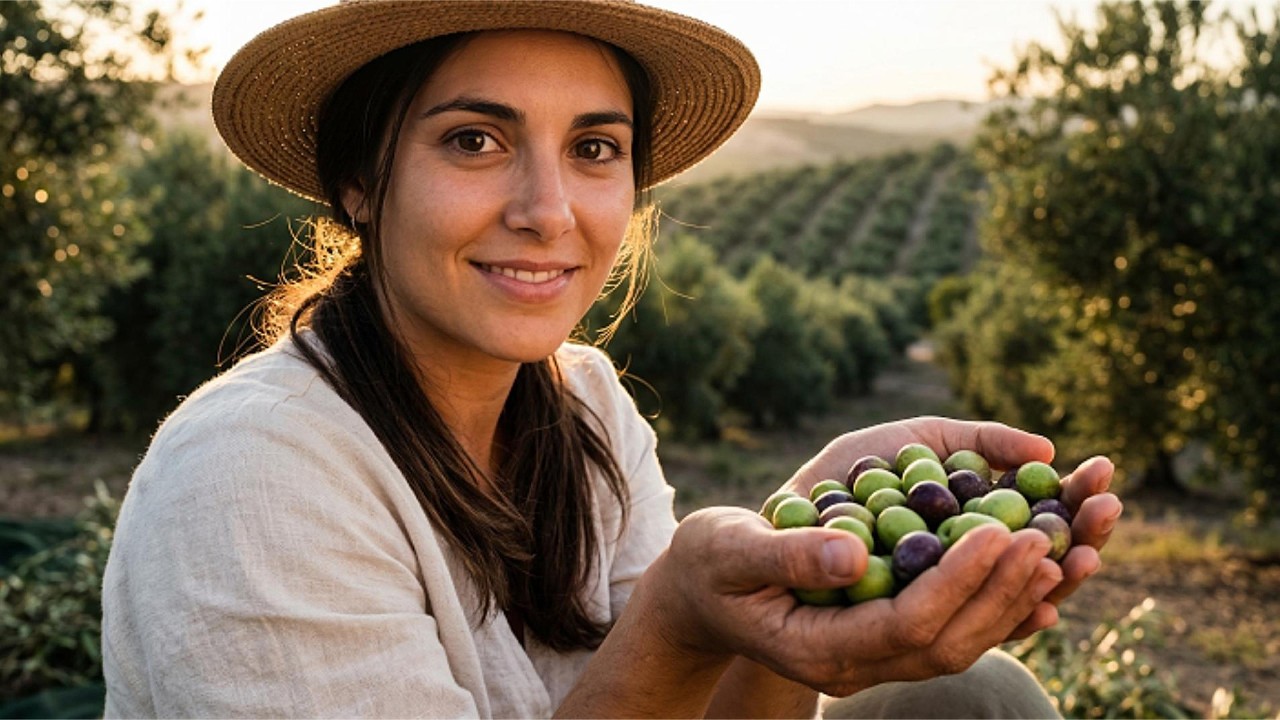 Peaceful Andalusian OLIVE Harvest ASMR: Tomato Bread Breakfast to Silver Grove Walk
