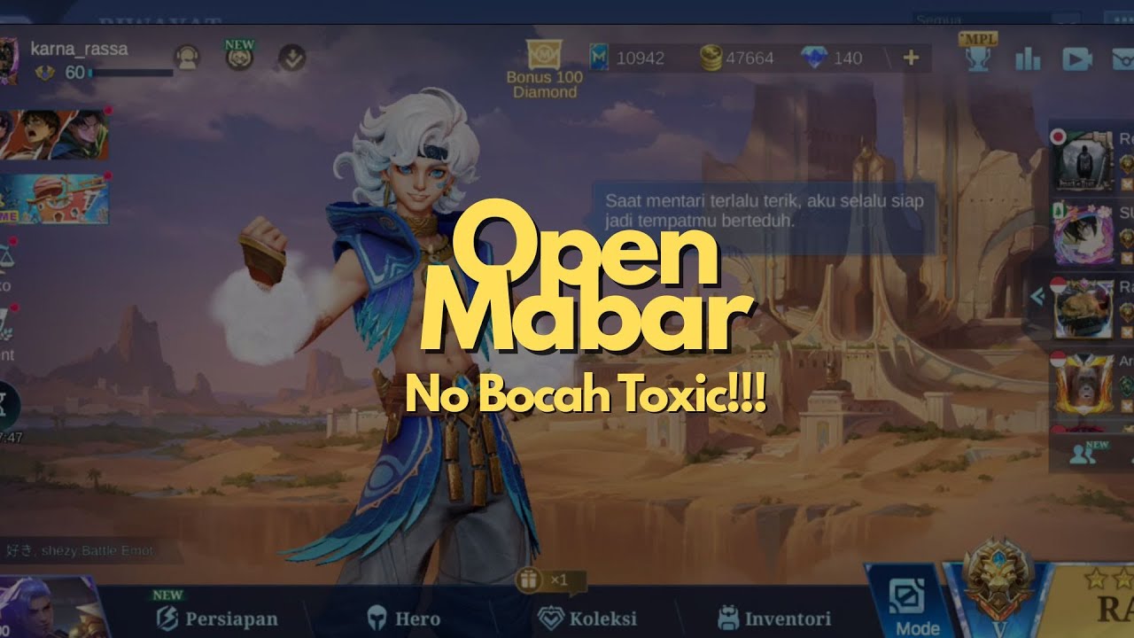 MABAR SANTAI! YANG MAU JOIN GAS LOGIN, SLOT TERBATAS!