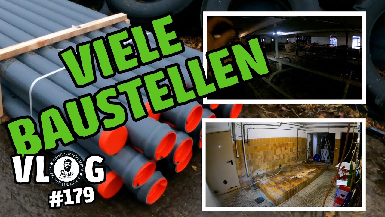 farmVLOG 179: VIELE Baustellen - Was wird aus dem alten Stall?