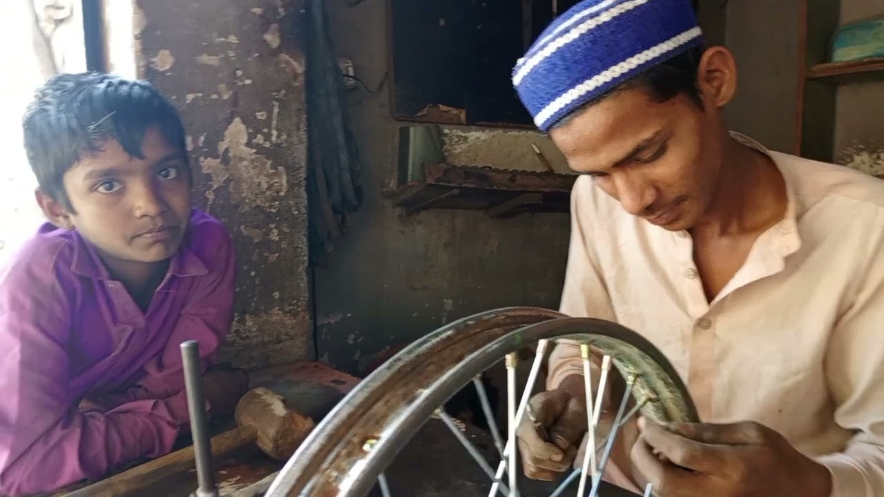 Every thing is possible| Motorcycle Tyre shop | hassnain and his views | motivational video |
