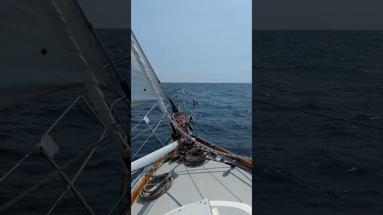 Sailing Across Lake Michigan