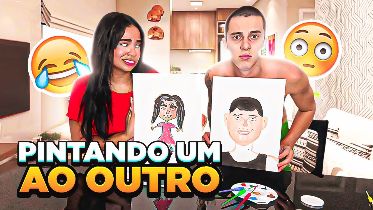 QUEM FIZER A MELHOR PINTURA, VENCE | desafio casal
