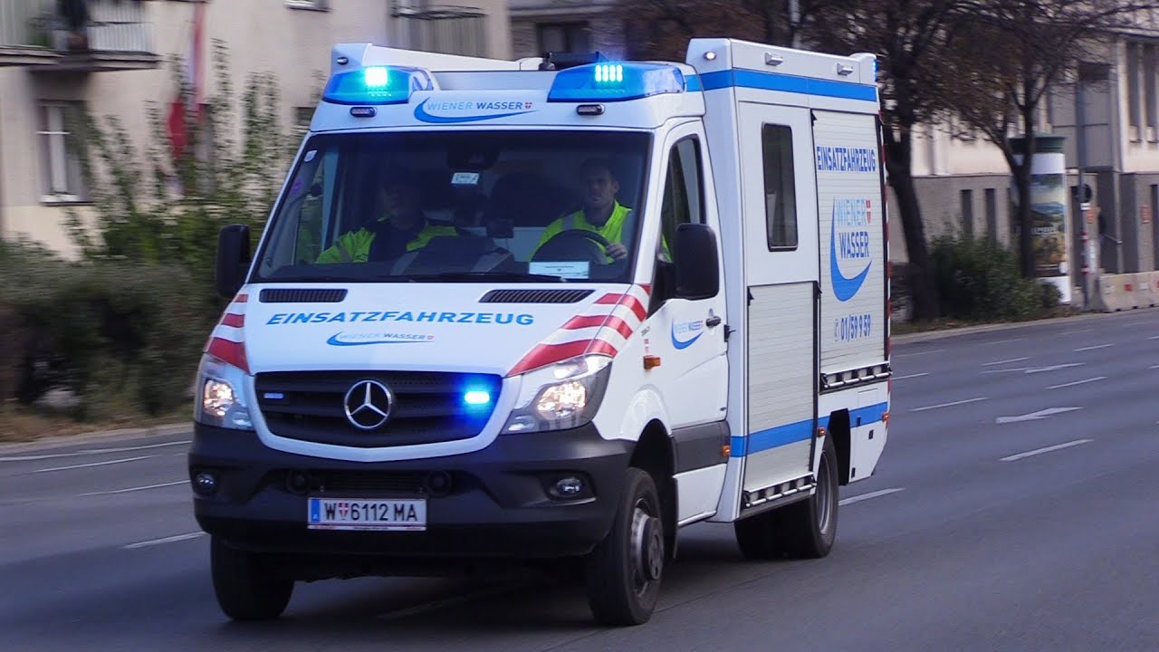 Entstördienst von Wiener Wasser auf Einsatzfahrt