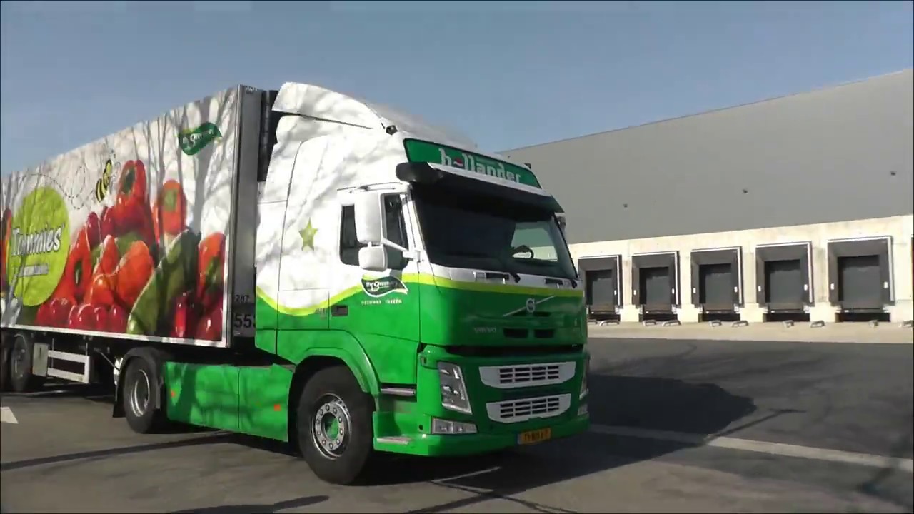 1080p trucks, trucks, trucks, Greenery Barendrecht, A16, NL, 18 april 2018