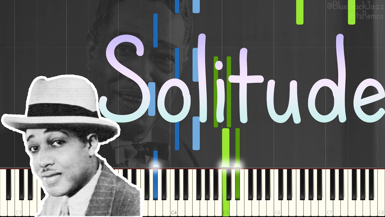 Duke Ellington - Solitude 1941 (Classic Jazz Piano Synthesia)