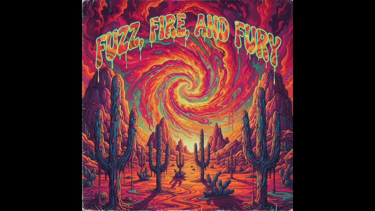 Fuzz, Fire and Fury – Full Album | Desert Stoner Psychedelic Rock 2025 🔥🎸🌵🍄