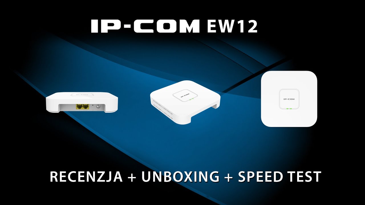 IP-COM EW12 | AC | MESH | 2,4 i 5,2 i 5,8 GHz | Recenzja i speed testy | Konfiguracja sieci MESH