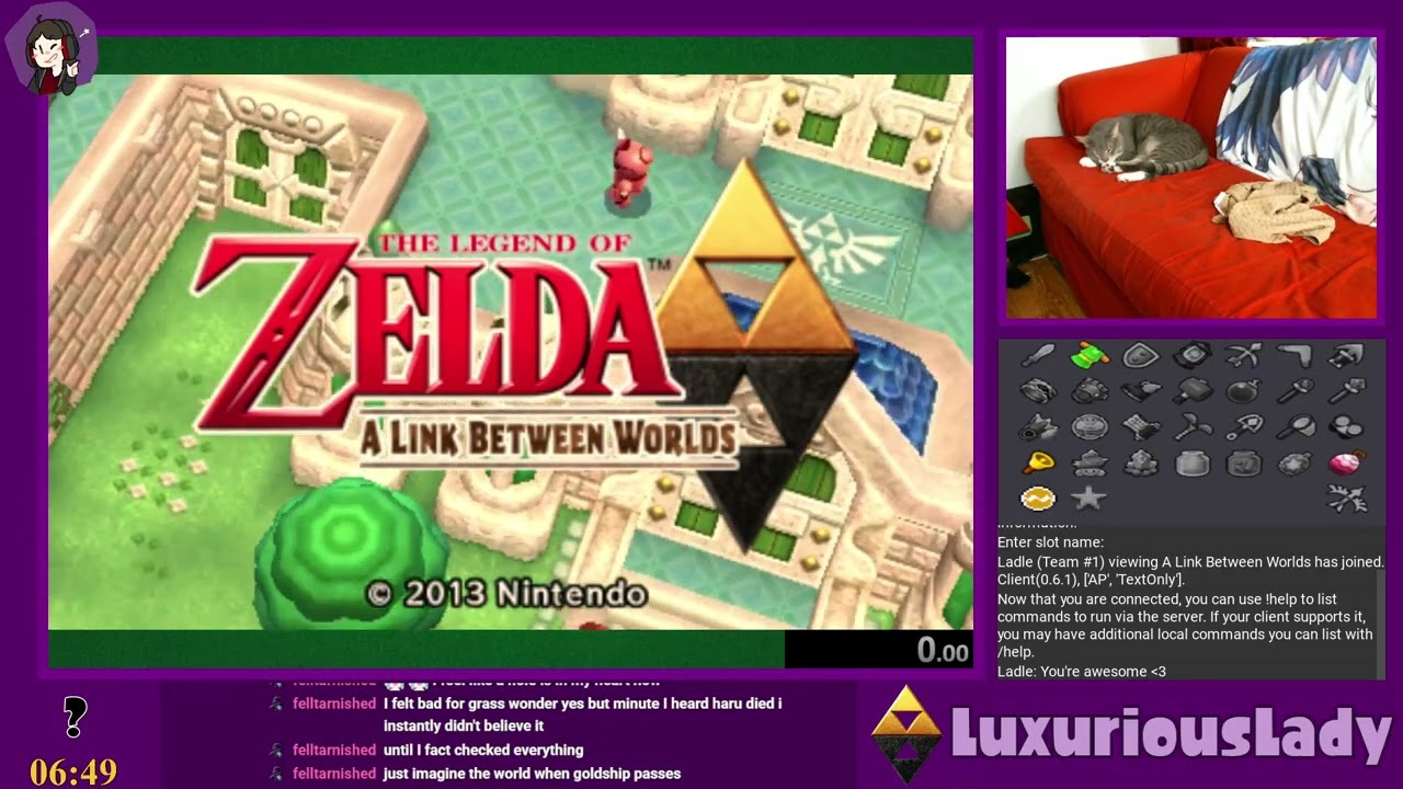 A Link Between Worlds x Link to the Past Archipelago Multi-World with @kylthesheikah !