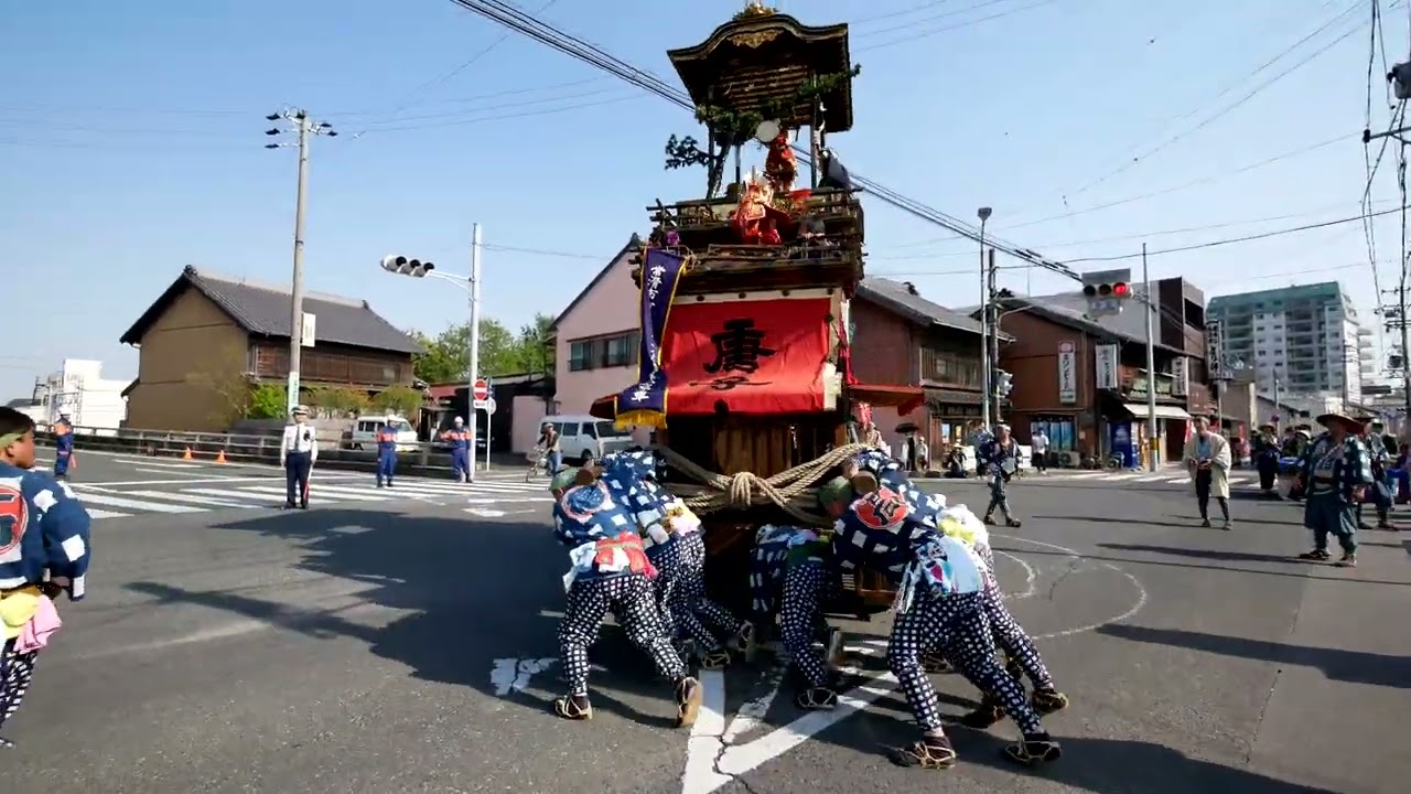 2017大野高須賀町「唐子車」～早神楽