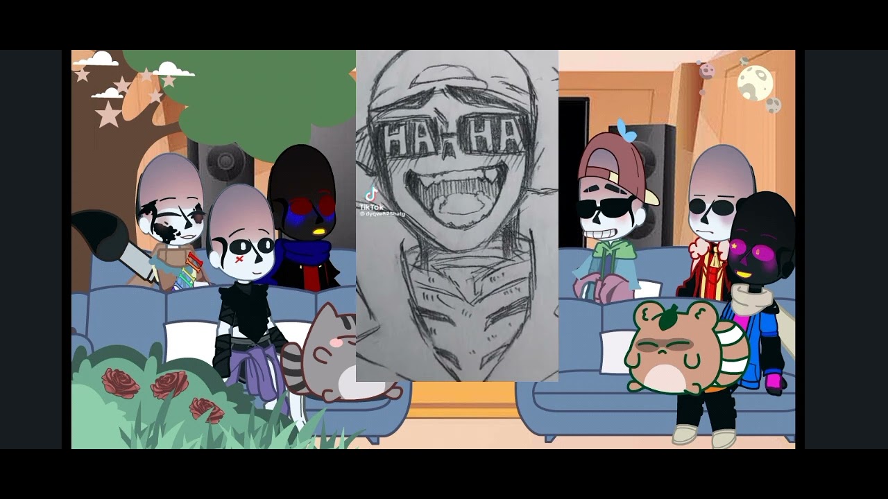 ꧁Sans Au's React To Fresh TikToks!꧂ ♡