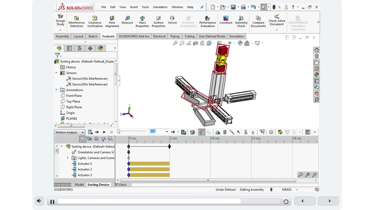 1 15 15 Event based Simulation SolidWorks运动仿真教程Motion